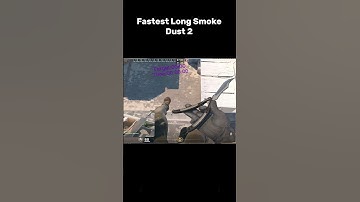 Fastest Long Smoke Dust 2 by: @kyeal17 #cs2 #csgo #wtfcsgo #counterstrike #csgoclips #cs2clips