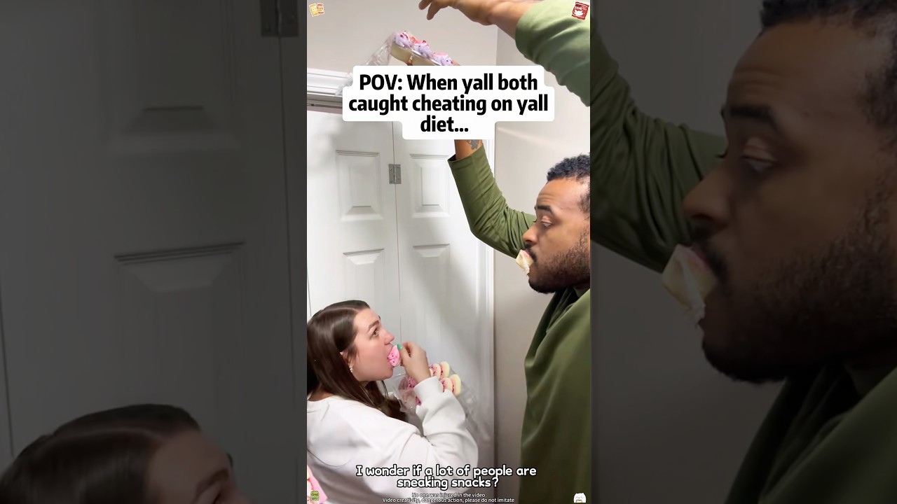 This is why we’ll never lose weight 😭#couplecomedy #relatable #skit#couple #funny