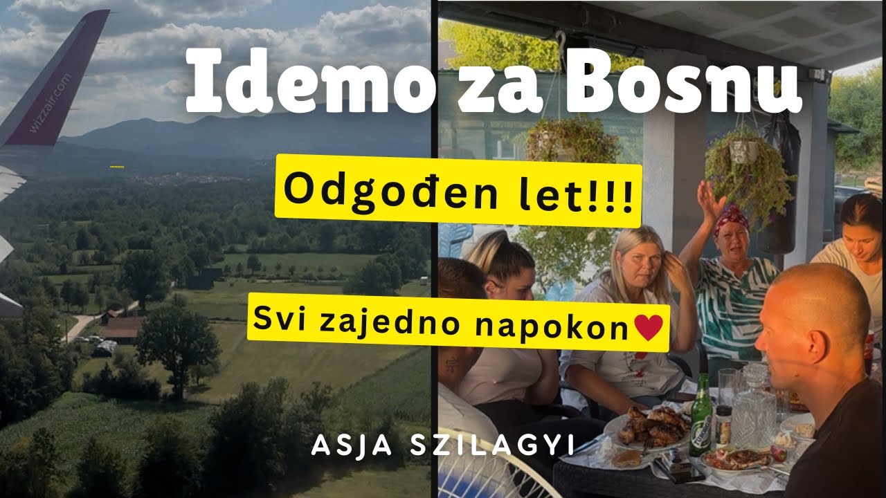 Krenuli u Bosnu 🇧🇦 a otkazan let 😳