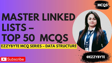 50 Crucial Linked List MCQs To Master For Interviews #mcqs #linkedlists #mcq
