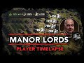 MANOR LORDS - Player Timelapse [4 hours gameplay in 20 minutes]