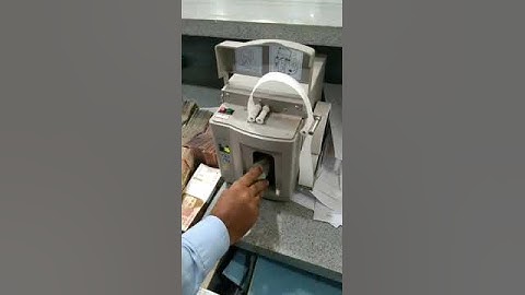 CASH BINDING MACHINE ...