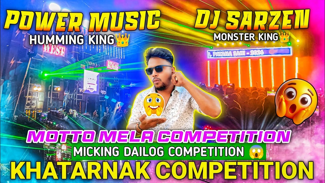 Yeh Kya Bol Diya 😱 Dj Sarzen Vs Power Music Micking Competition Motto Mela 2026 | Odisha Dhun
