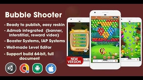 Bubble Shooter - Unity Template Project (Android + iOS + AdMob)
