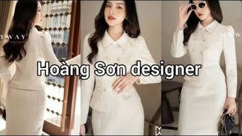 Dạy cắt may hướng dẫn cách cắt áo vest cổ sen đứng tay xếp ly | Hoàng Sơn designer
