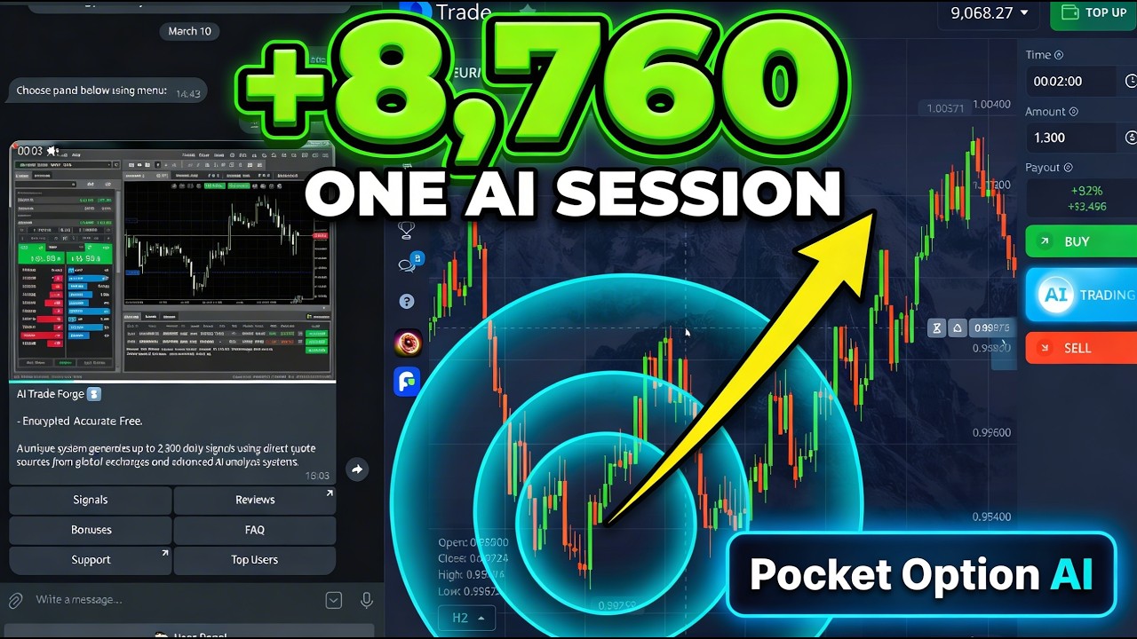 I Turned ON a Pocket Option AI Bot and LEFT | Came Back to +$8,760 ...