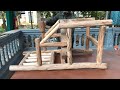 Extremely Creative Woodworking Idea From Monolithic Wood // How To Build Outdoor Chairs For Garden