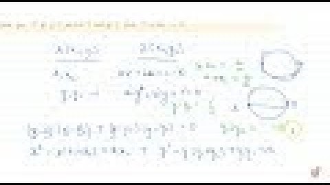 If the abscissae and the ordinates of two point `Aa n dB` be the roots of `a x^2+b x+c=0a n da^(...