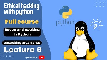 Global Variable, Local Variable, Packing and Unpacking Variables in python | Lecture 09