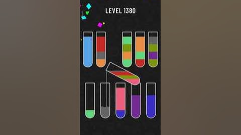 Water sort puzzle level 1380