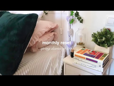 monthly reset: retomando libros, journaling, poniendo orden... | spring diaries ep.06