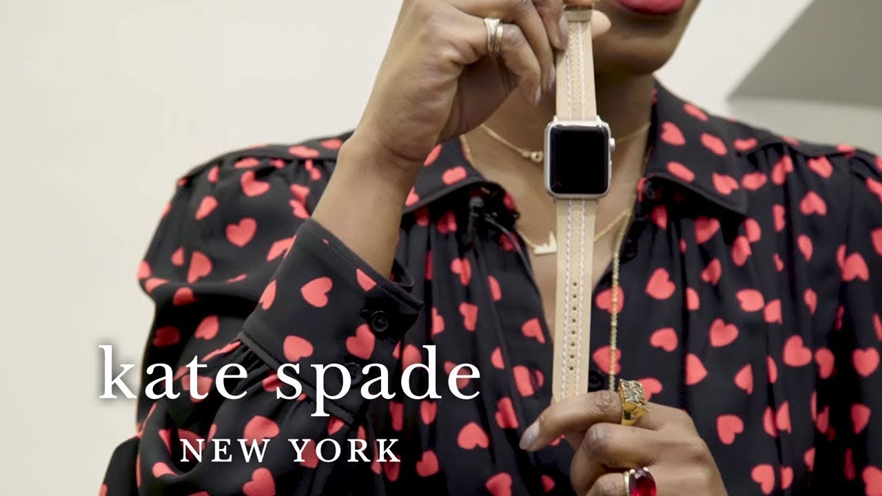 new Apple Watch® straps | talking shop | kate spade new york - YouTube