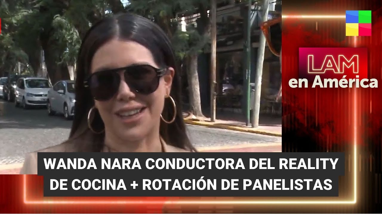 Wanda Nara conductora + Alfa de GH panelista de Georgina - 