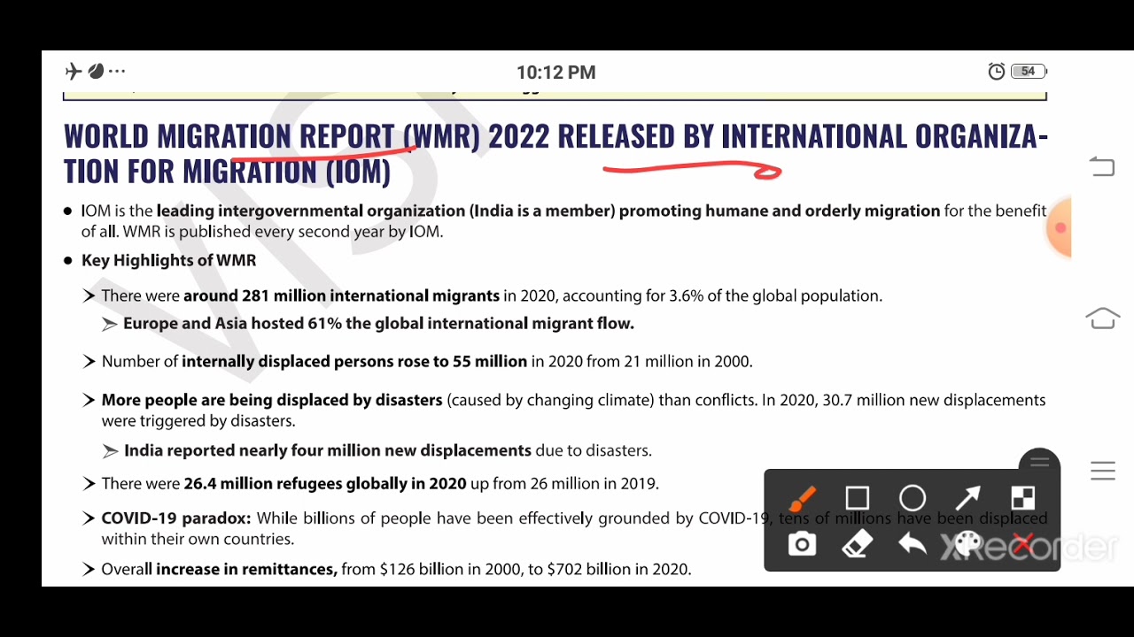 WORLD MIGRATION REPORT 2022 - YouTube