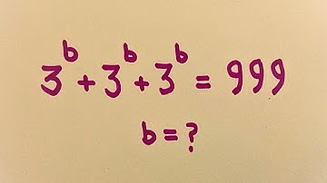 Can you solve, b= ? | Math Olympiad problem 