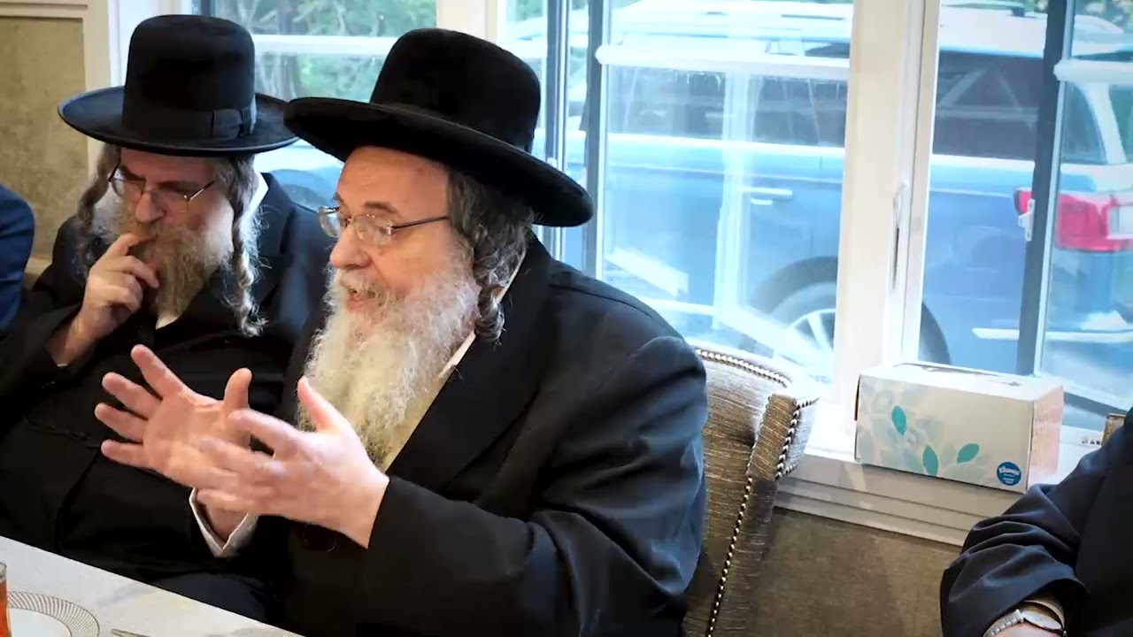 הגר"ש אלתר מגור בשיחה ביידיש על אדמת אמריקה