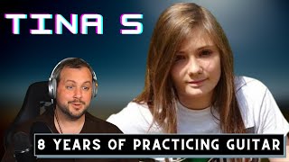 8 Years of Practicing Guitar  Tina S REACTION Video