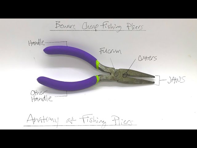 BEWARE OF CHEAP FISHING PLIERS - Review of Bad vs Good Fishing