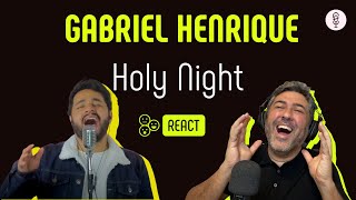 GABRIEL HENRIQUE | Holy Night | Vocal Coach REACTION & ANÁLISE