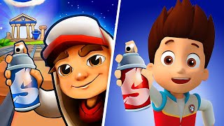Subway Surfers VS Paw Patrol Subway Surf, Subway Surfers New Update Greece, Subway Surfers Youtube screenshot 3