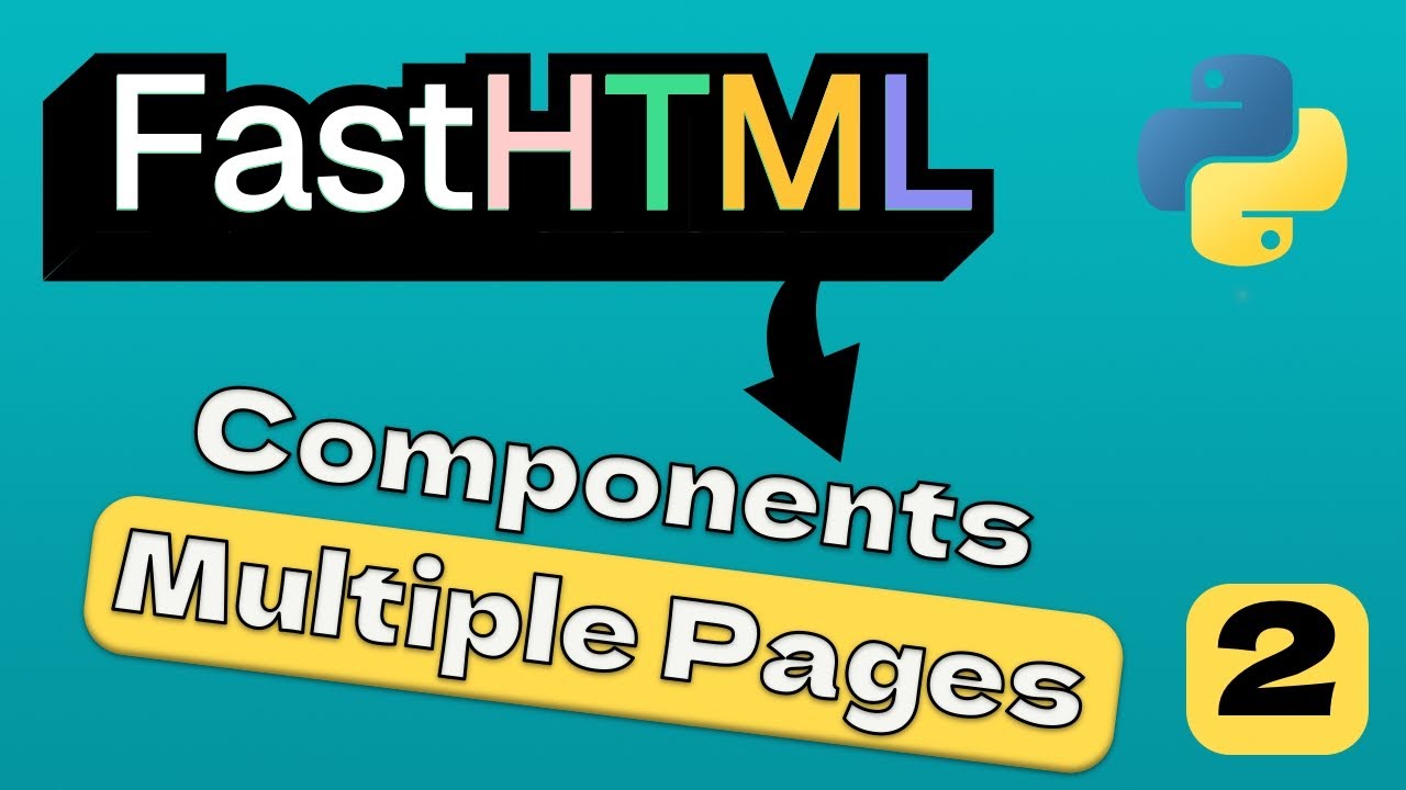 Create a Multi-Page Website with FastHTML (Shared Header and Footer)