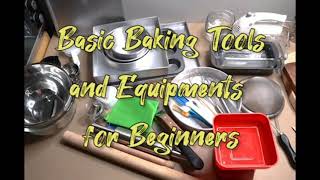 Baking tools and equipment