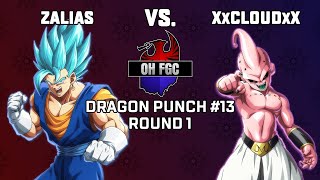 Zalias vs. XxCLOUDxX - DPO #13 | Dragon Ball FighterZ Round 1