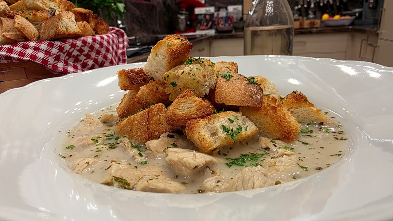 Zöldfűszeres csirkés krémleves ( Mindennapi levesünket add meg nékünk ) 