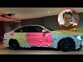 Sticky note car prank at the Click House