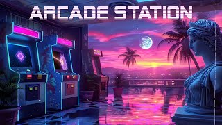 Arcade Station 80s 🎮  A Synthwave Chillwave Retrowave mix  🎶 synthwave music