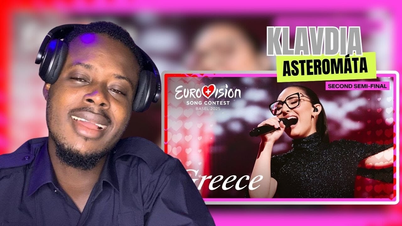 Klavdia – Asteromáta (LIVE) | Greece 🇬🇷 | Second Semi-Final | #Eurovision 2025 | REACTION