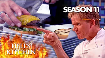 Gordon Ramsay eliminates "DOUCHEBAG" contestant | Hell's Kitchen S11E8