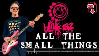 Blink-182 - All The Small Things Bass Tabs Notation