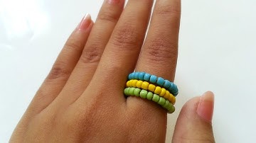 Create a Pretty Wire and Seed Bead Ring - DIY Style - Guidecentral
