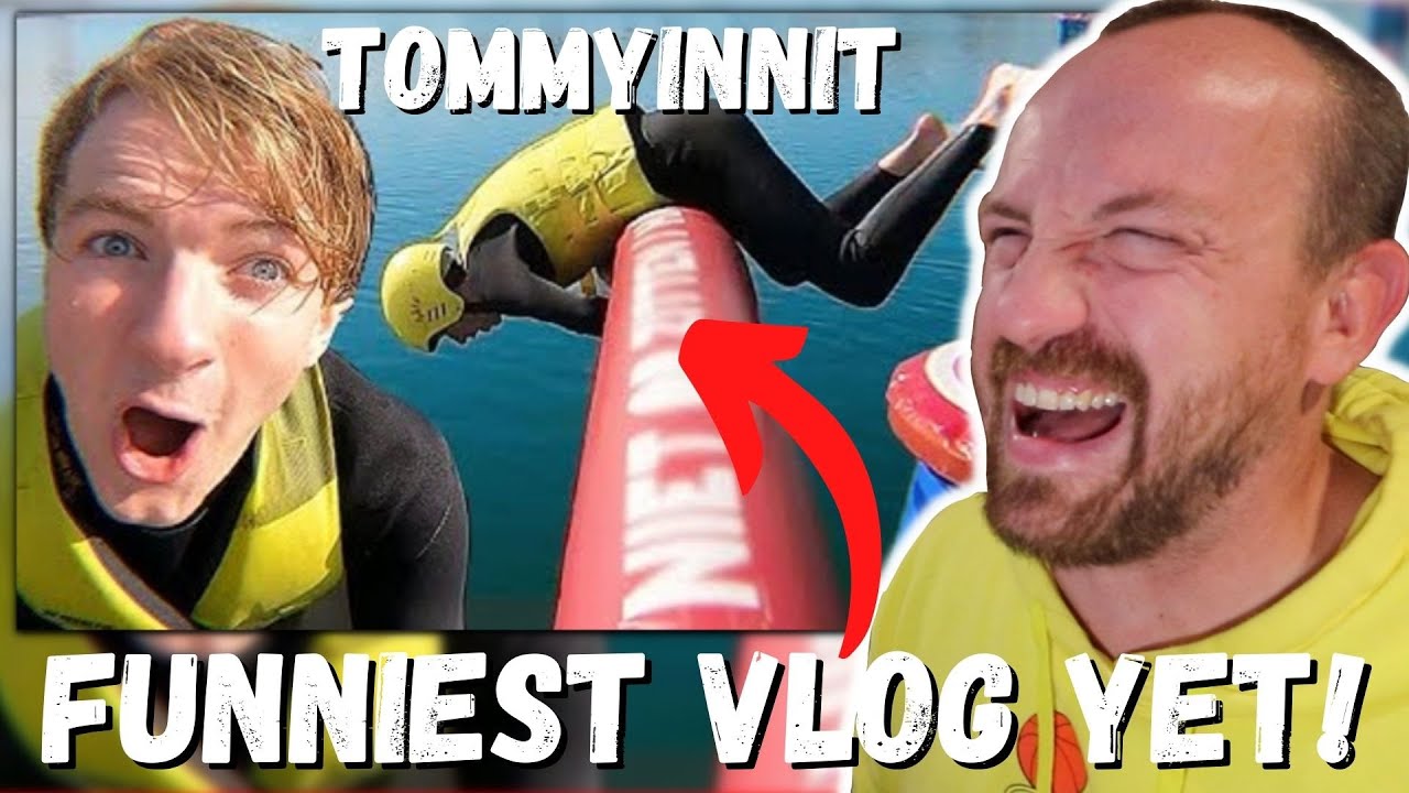 FUNNIEST VLOG YET! TommyInnit Surviving The Total Wipeout Challenge (FIRST REACTION!) Wilbur & Tubbo