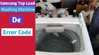 Samsung top Load washing machine de error code repair Urdu Hindi