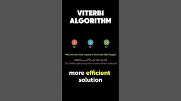 The Viterbi Algorithm - Explained (w/ caps) #machinelearning #datascience #statistics