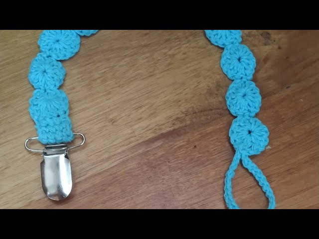 Portachupetes Cintas de Crochet - Lorenza Basicos