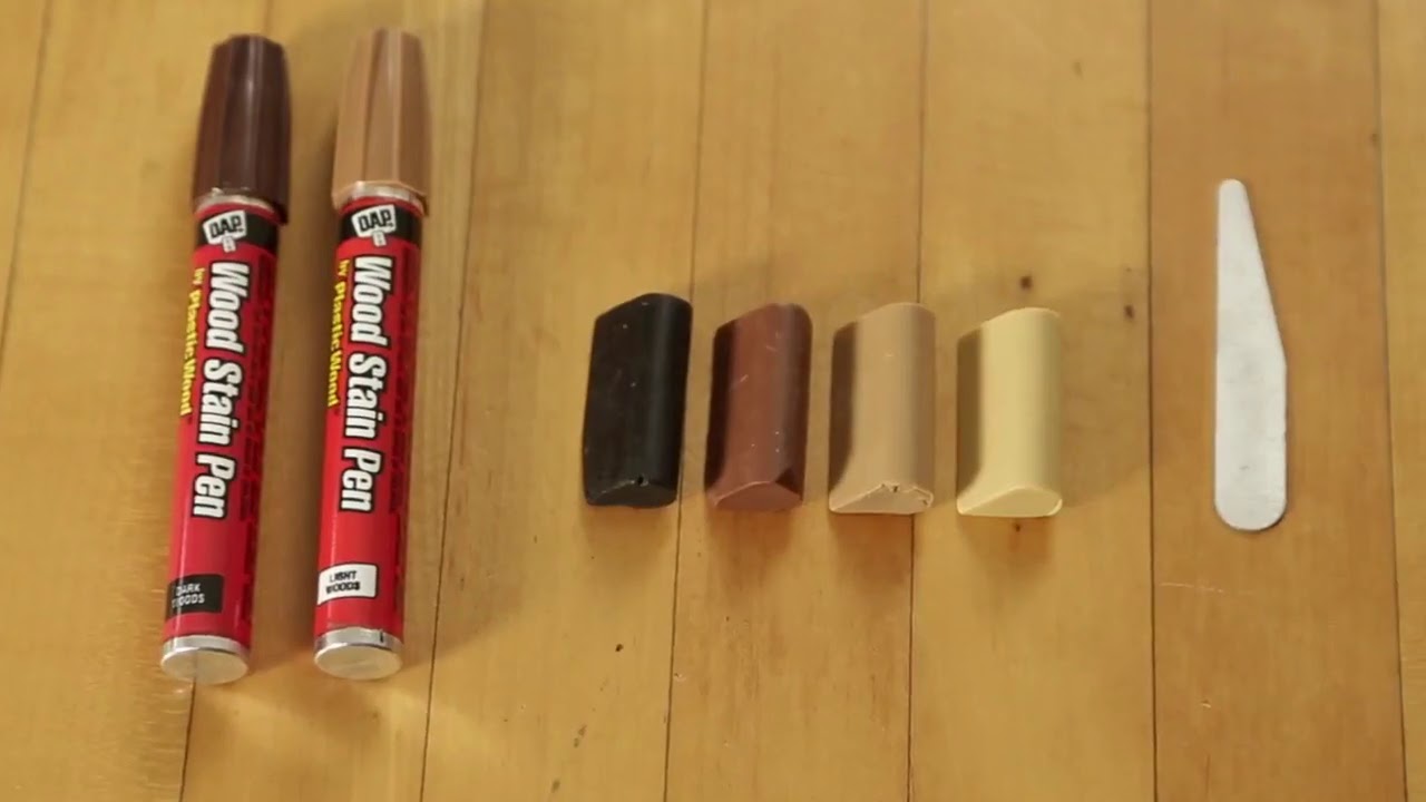 Набор для ремонта деревянных поверхностей DAP Wood finish kit YouTube