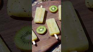 Kiwi Lychee Popsicles