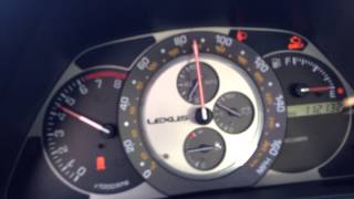 lexus is300 0-100 mph