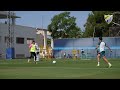 Lunes de recuperación tras el partido ante el Racing