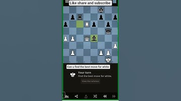 can u find the best move for white #chess #chessgame #siciliandefense #chessopening #chesspuzzle
