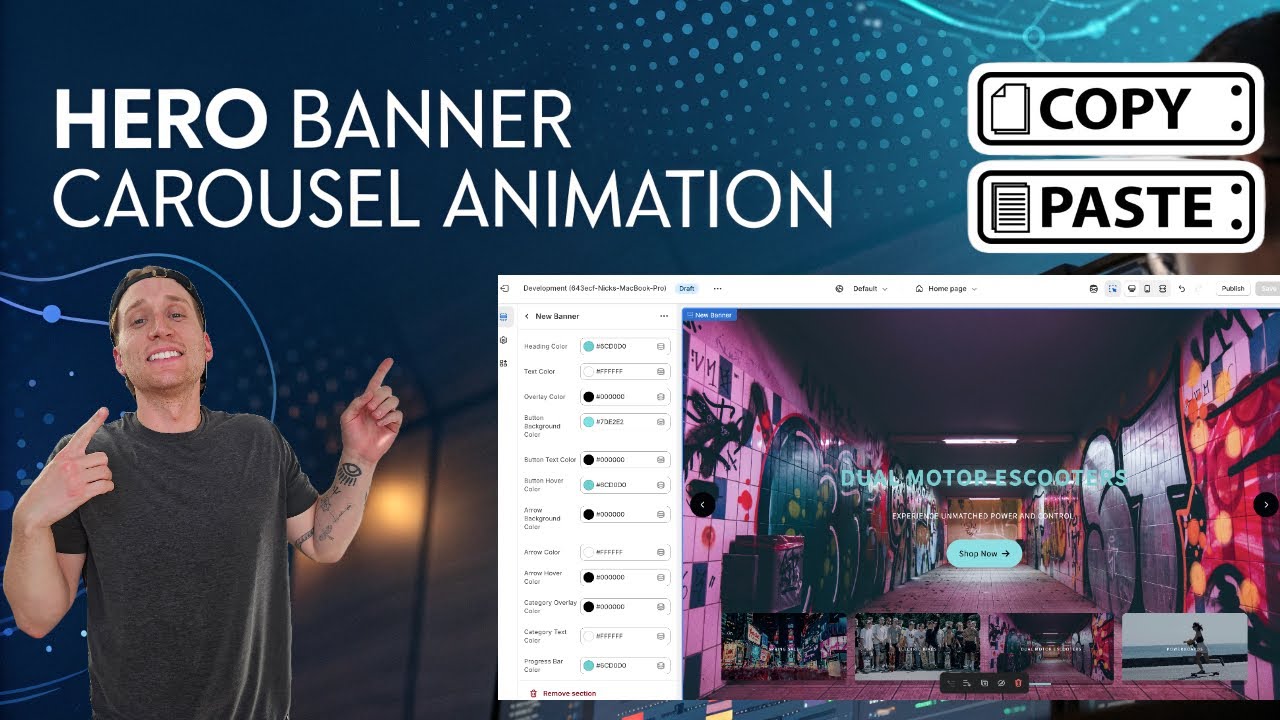 Hero Banner Carousel Animation (Copy/Paste) - YouTube