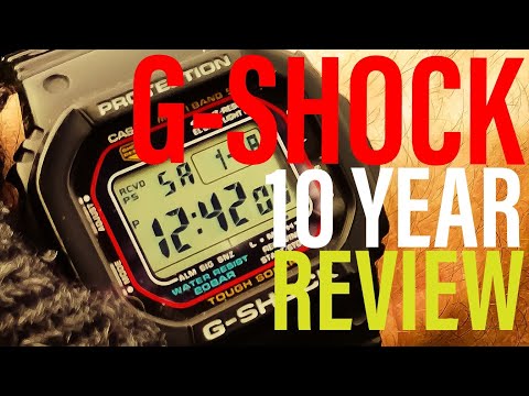 Video CASIO G-SHOCK square GW-M5600 Tough Solar. 10 year... - youtube