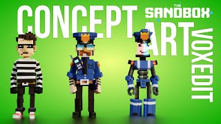 CREATING Concept Art: PROCREATE to VOXEDIT