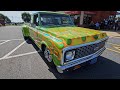 Classic 1971 Chevrolet C10 Fleetside 454 Pickup Street Machine : POV WALKAROUND CAR 4K VIEW