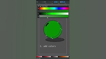How to draw 3D Ball without blur #inkscape #inkscapetutorial #short