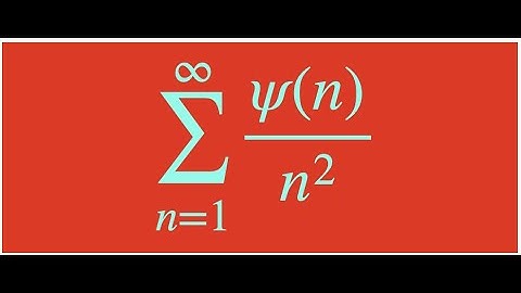 Solving an Infinite Sum via Integrals