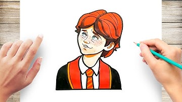 How to Draw Ron Weasley from #HarryPotter